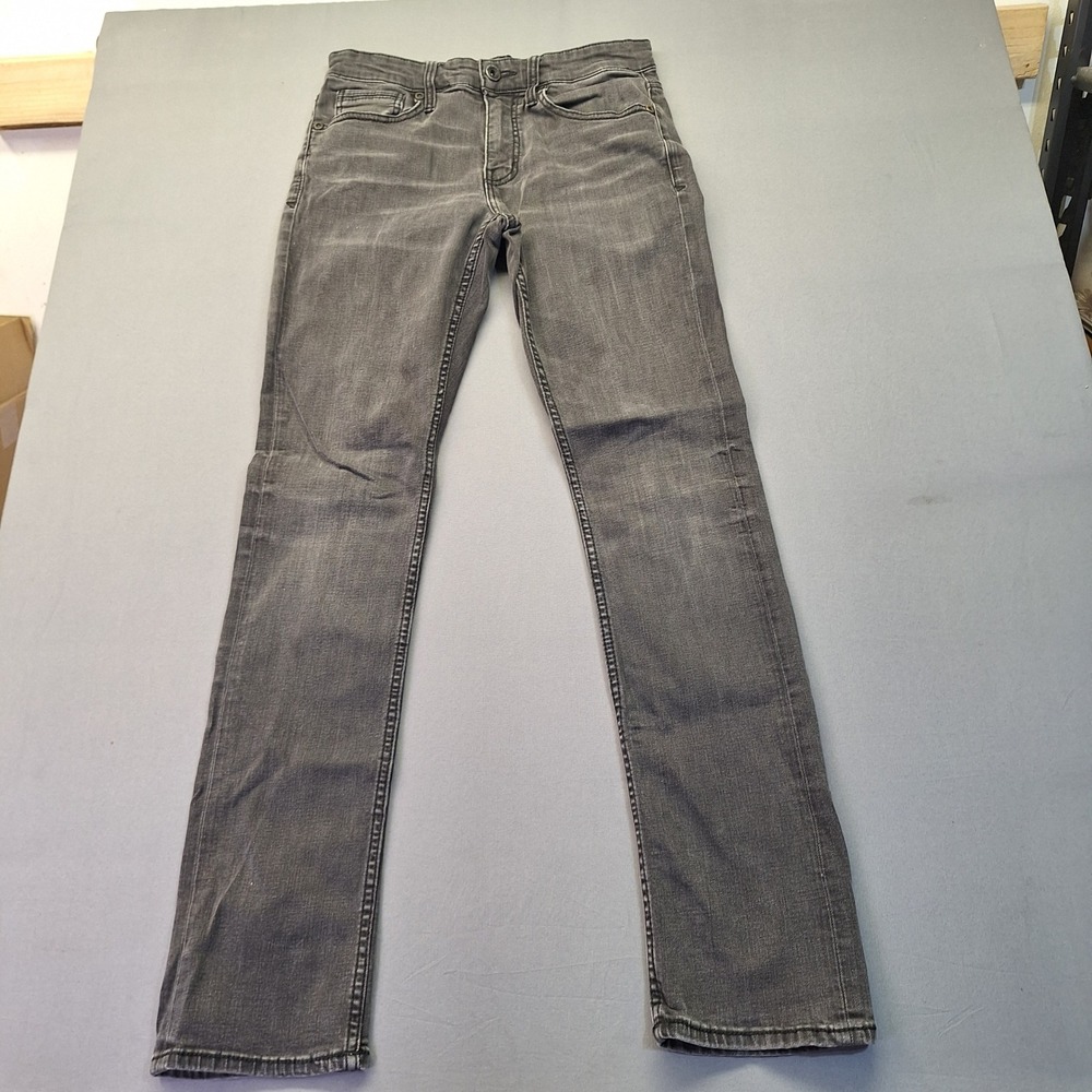 BKE Jake Straight Jeans Mens 30x34 Faded Black Stretch Denim Pants